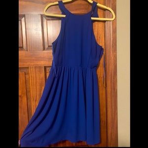 Royal blue Express dress.